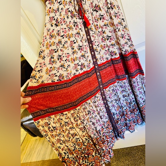 EUC Spell & The Gypsy Collective Rosewood Elle Gown Maxi Dress/Duster - Picture 11 of 17